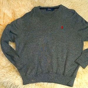 Polo Ralph Lauren long sleeved textured cotton sweater in size large